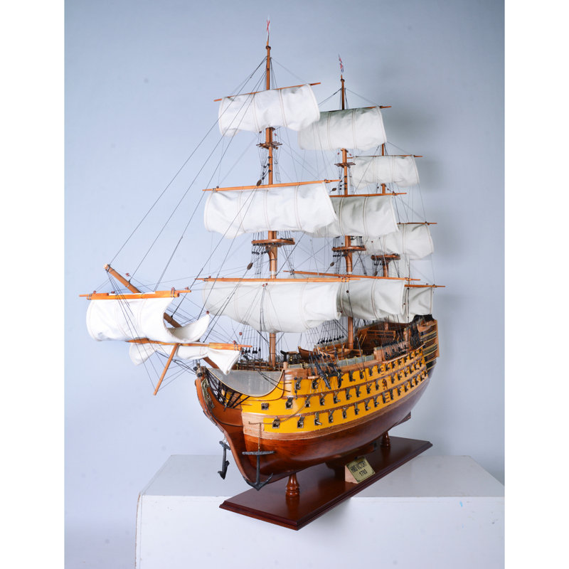 HMS Victory peint une très grande ligne d'amiral de la flotte | Entièrement assemblé