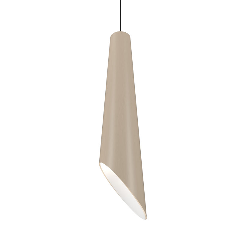 Cônico 1 - Light Pendant, Organic Cappuccino