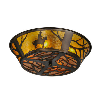 Rustic Lodge 4 - Light Flush Mount