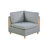 Contemporary Living Room Furniture 6Pc Modular Corner Sectional Set Dorris Fabric Couch 2X Wedges 3X Armless Chair And 1X Ottoman-1354315060