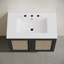 Meuble-lavabo mural de 30 po en chêne noir avec dessus de meuble-lavabo Cinaed-118040167-118040169