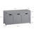 Storage Bench with 2 Cabinets