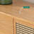 Log style rattan woven modern simple TV cabinet-107102174