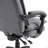 360° Swivel Executive Home Office Chair with Adjustable Height and Footrest and Double Padding