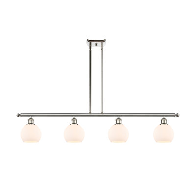 Luminaire suspendu linéaire à 4 lumières pour îlot de cuisine Cindi