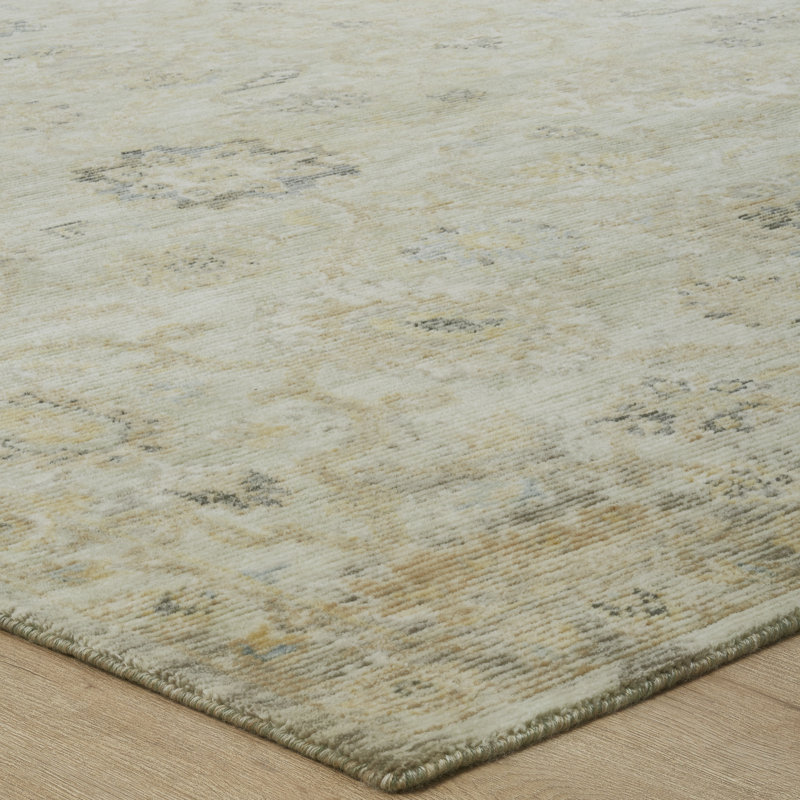 Wool Area Rug, Rectangle 3'6" x 5'6"