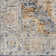 Dienne Oriental Camel/Navy/Orange Area Rug