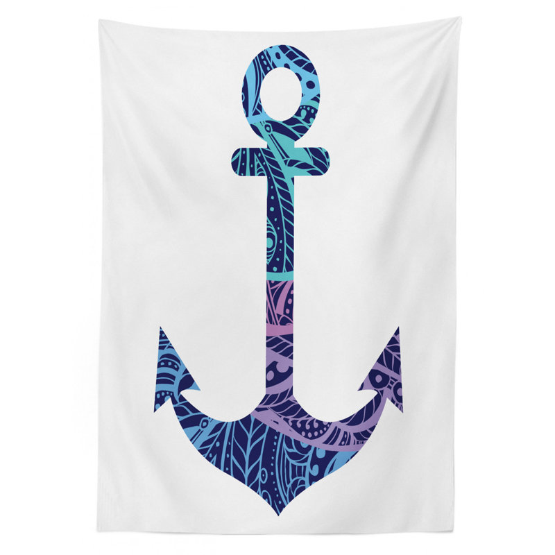 Image d’ancrage à motif marine elements de l’âme d’art d’esprit océanique, 70 po x 52 po
