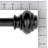 Correon Steel Adjustable Double Curtain Pole