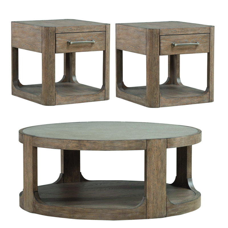 Ensemble de table de salon 3 pièces Harkarunjot Opt