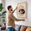 Sleeping Cat in Sage Boho - Wrapped Canvas-1053195852-1053195855