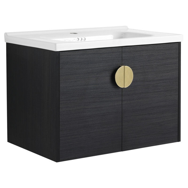 Base de meuble-lavabo simple mural 27,8 po seulement