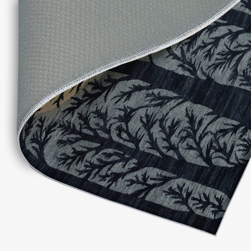 Tapis intérieur et extérieur gris Nature, Rectangulaire 2 pi x 3 pi