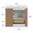 Emlyn 36" Single Bathroom Vanity with 2 Cabinets, 1 Drawer, and Cultured Marble Vanity Top-1591864577