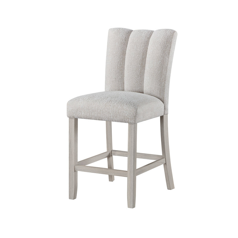TABOURET DE TABLE BEIGE, 2 pièces