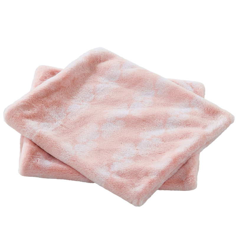 Hand Woven Throw Blanket, 127cm x 152.4cm, Rose Quartz