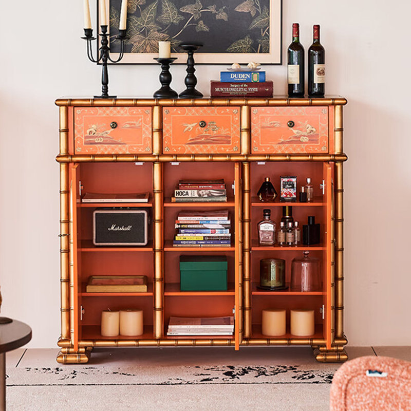 European style decorative shoe cabinet