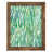Papier, cadre noyer
