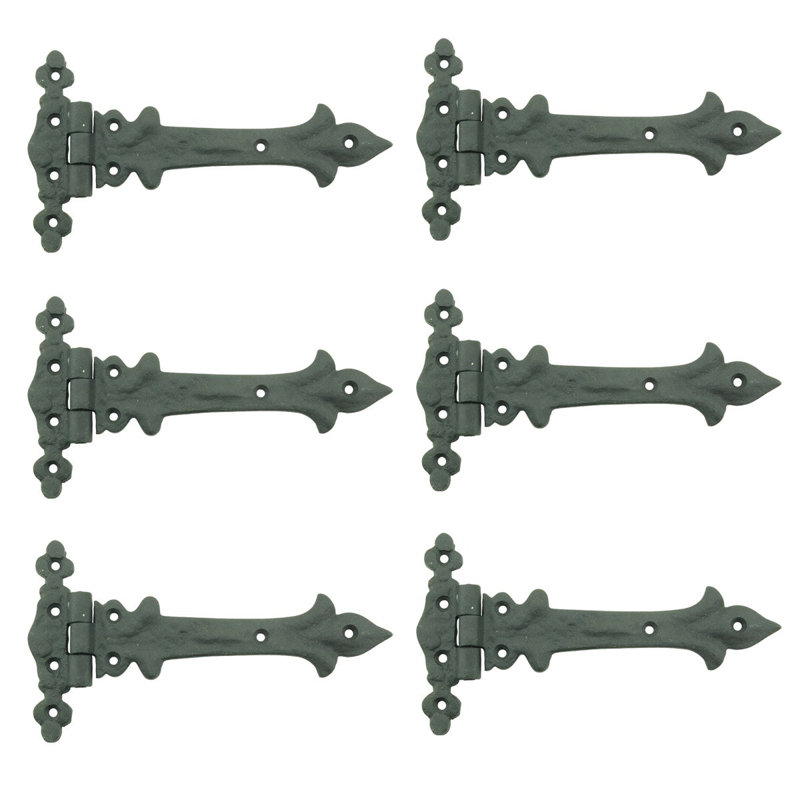 Plafonnier encastré en fer forgé noir L 7 po