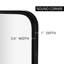 Miroir mural Reflections Sleek-1500310783