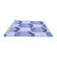 Tapis 100% à motifs lavables à la machine 2989 Pat663 BLU-68747465