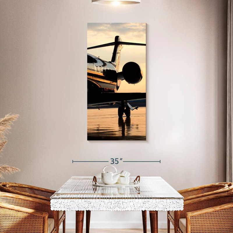 Sunset Jet, 48" H x 24" W