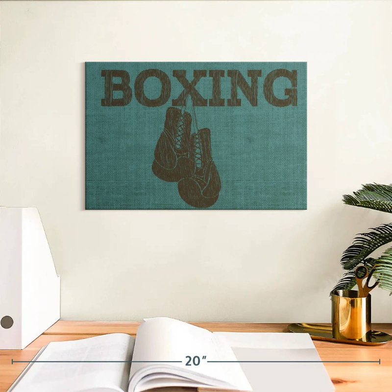 Typographie de boxe Sireci, H 8 po x l 12 po
