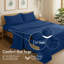 Literie RUVANTI 100 % coton flanelle, taille Twin XL - 3 pièces, chaude, douce et respirante, poches profondes, double grattage, confortable en toutes saisons, bleu foncé-135290097-135290102-135290110