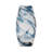Hand-Blown Glass Vase with Elegant Swirl Design-89107417