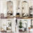 Ornately Carved Square Domed Mirror-775600070-775600064