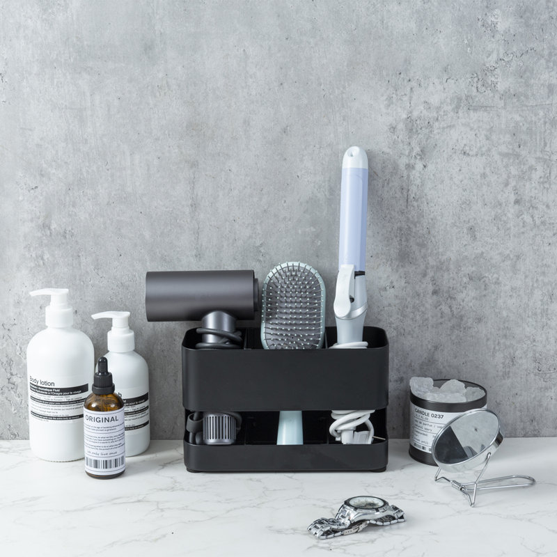 Metal 3 Compartment Hair Tool Holder