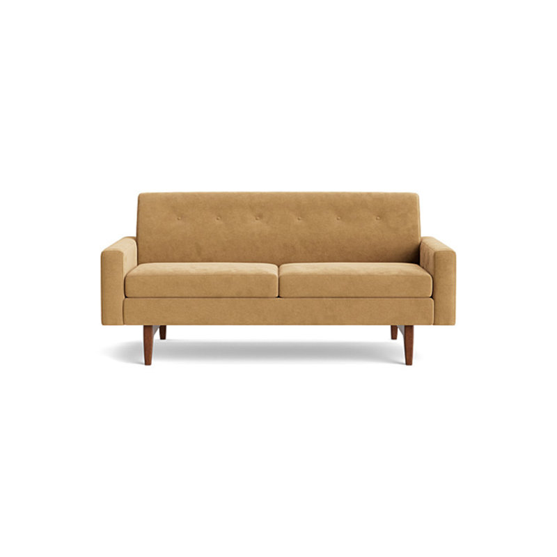 Tyler Loveseat (70"), Performance Velvet - Nutmeg