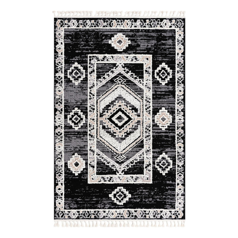 Gosnold Geometric Indoor Rug, Rectangle 6' x 9'