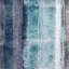 Tapis turquoise lavable dégradé 2 pi x 4 pi avec protection UV