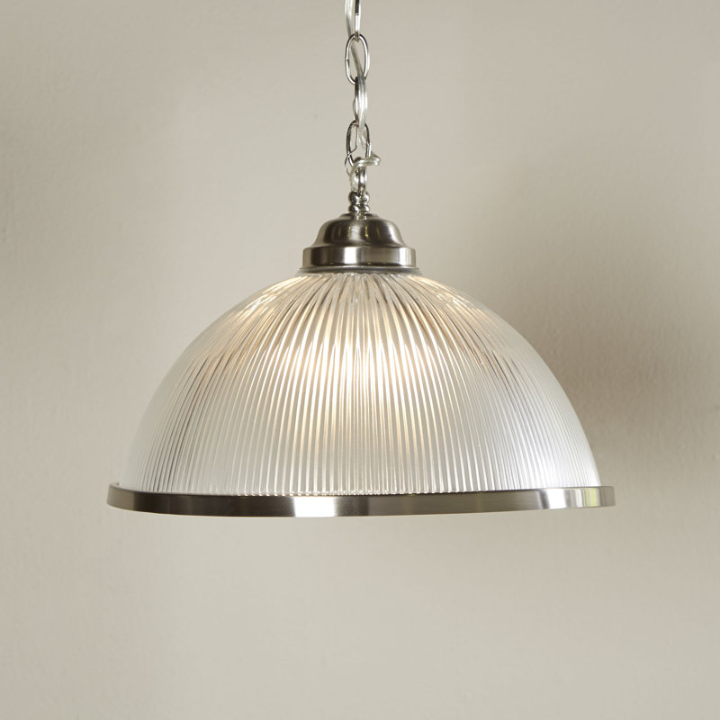 1 - Light Single Pendant, Regular, Brushed Nickel