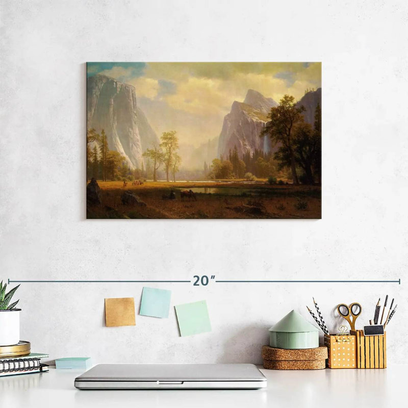 Alvord regardant la vallée de Yosemite, H 8 po x l 12 po