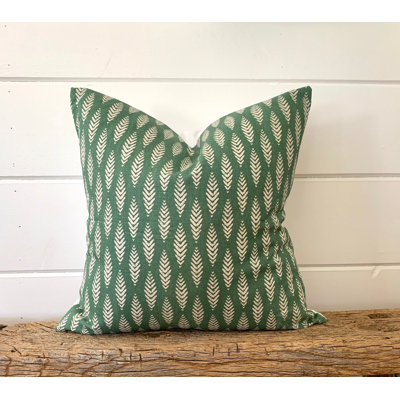 Floral Cotton Reversible Pillow Cover