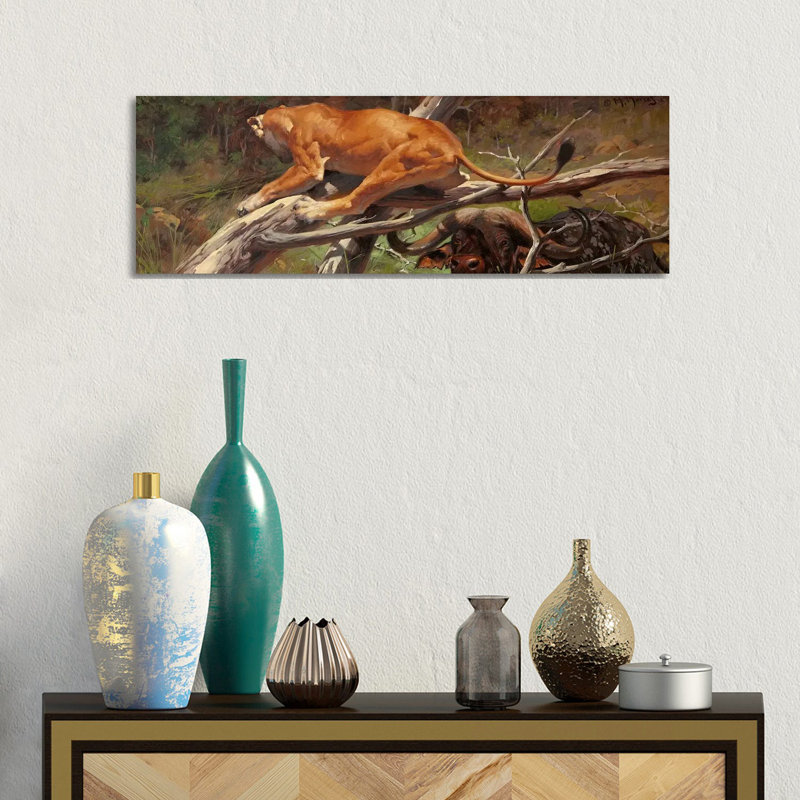 Up For Safe by Maher Morcos - Wrapped Canvas Panoramic Gallery-Wrapped Canvas Giclée, 30.48 cm H x 91.44 cm W x 3.175 cm D