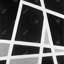 «Black and White Abstract Lines - Shapes Gray», reproduction encadrée-1126099558