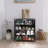 Shoe Cabinet With Glass Door, Shoes Display Cabinet With LED Light Bluetooth Control