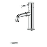 Studio Carnelian Single Hole Bathroom Faucet with Drain Assembly
