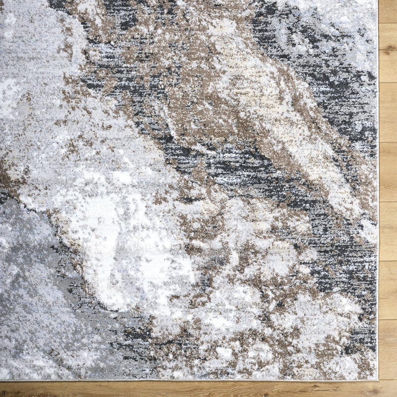 Arrauf Abstract Indoor Rug, Rectangle 2' x 2'11"
