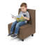 Fauteuil modulaire Kid Comfort - chocolat-124164555