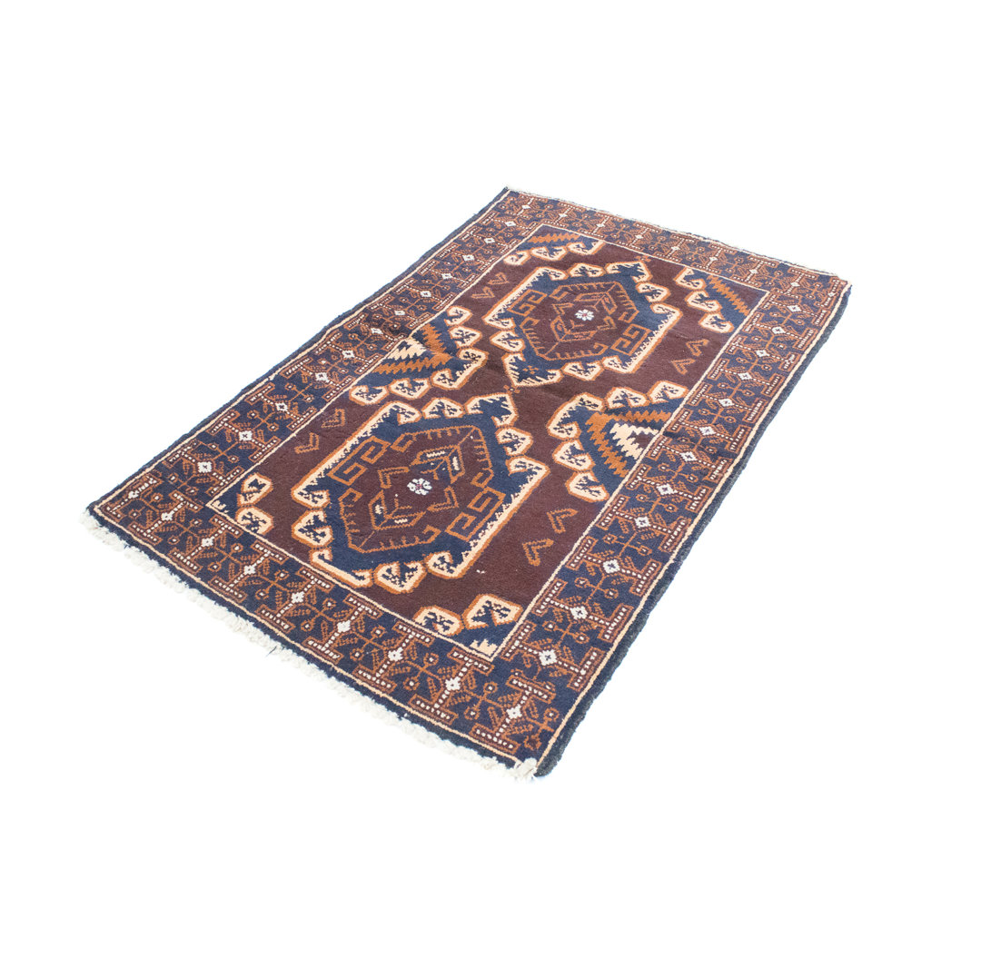 Hand Knotted Wool Brown Indoor/Outdoor Rug
