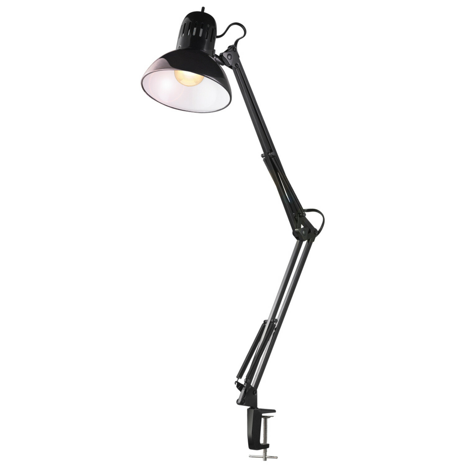 Rover - Jointed Industrial Desk Lamp - Satin Chrome - Lightbox