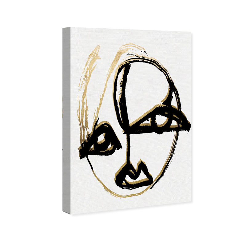 «Abstract Portrait II», impression sur toile tendue, H 30 po x l 20 po, Toile tendue