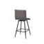 Tabouret de comptoir pivotant en similicuir