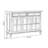 Modern Nut-Brown Solid Wood Sideboard