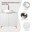 Ensemble de meuble-lavabo simple 30 po blanc moderne