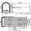 Edwards Steel Post Mounted Mailbox with Magnetic Closure-27331757